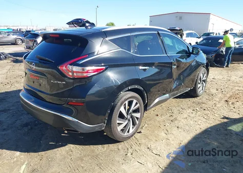 2017 Nissan Murano Platinum from USA, damaged, VIN 5N1AZ2MG4HN184351